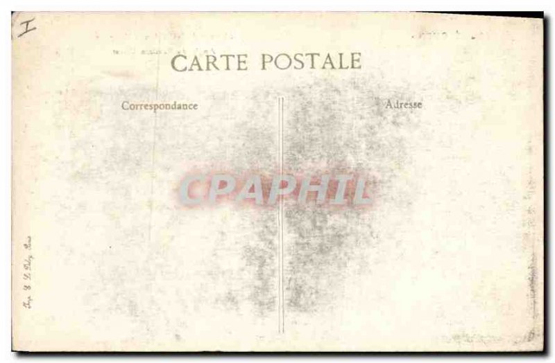 Old Postcard Ecouen Chateau de la Legion d'Honneur West Pavilion Angle