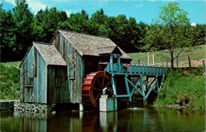 Vermont, Guildhall - Old Mill & Water Wheel - [VT-142]