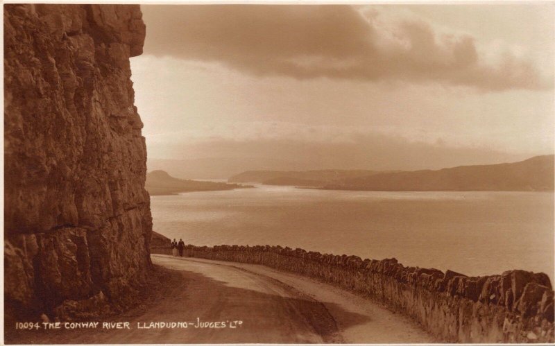 CONWAY RIVER LLANDUDNO WALES UK~JUDGES #10094 POSTCARD