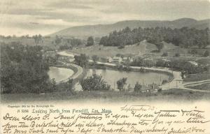 1905 Rotograph Postcard; Looking North from Ferncliff, Lee, MA Berkshire County