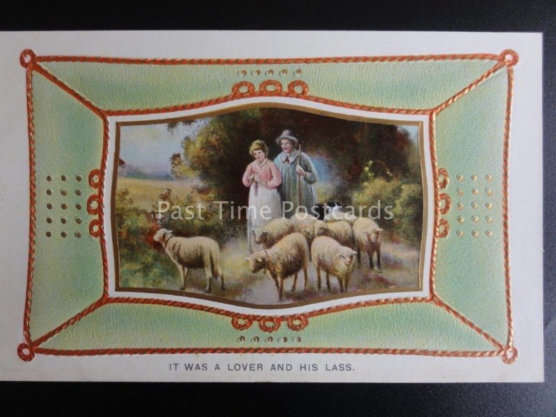 Set of 6 Postcard shows COUNTRY LIFE Sheep Cattle Pigs by Philco Co Series 2257