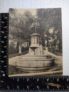 Postcard - Counts of Egmont and Hornes Statue - Brussels, Belgium 
