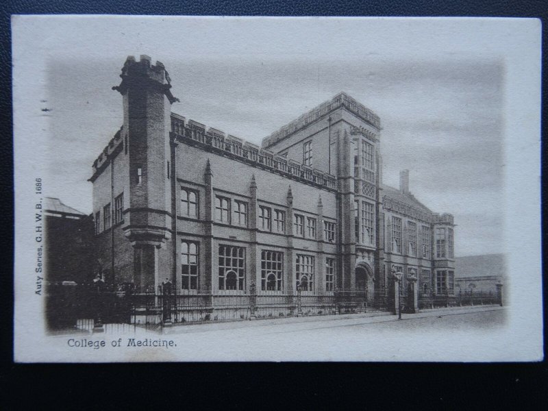 Northumberland COLLEGE OF MEDICINE c1908 Postcard by Auty Series G.H.W.B. 1686
