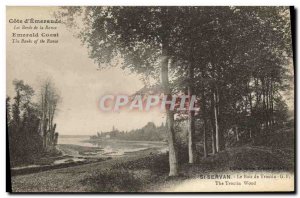 Old Postcard St Servan The wood Troctin