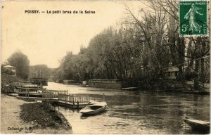 CPA POISSY - Le petit bras de la SEINE (102855)