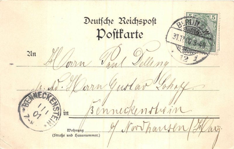 Lot213 germany Greetings from Berlin carriage