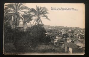 Mint Beirut Lebanon Real Picture Postcard Sursock Quarter View