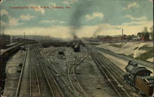 Altoona PA Classification Yard RR Train Shops c1905 Postcard