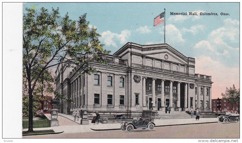 Memorial Hall, Classic Cars, COLUMBUS, Ohio, PU-1919