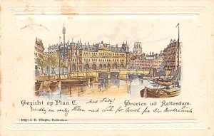 Gezicht op Plan C Rotterdam Holland Postal Used Unknown 