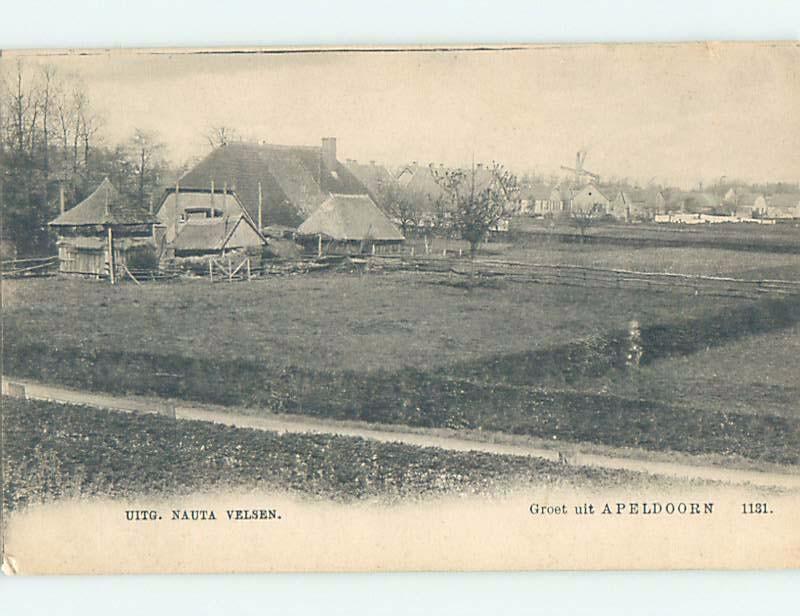 Pre-1907 LINE OF HOUSES Apeldoorn - Gelderland Netherlands F5172