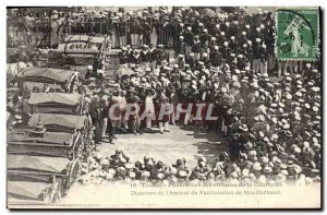 Old Postcard Toulon Funerals of victims of the Crown Speech & # 39amiral of F...