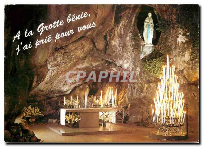 Modern Postcard Lourdes Grotto Miraculous