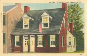 Frederick Maryland Barbara Fritchie House Lnen Unused