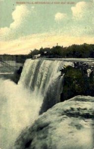 American Falls from Boat Island - Niagara Falls, New York