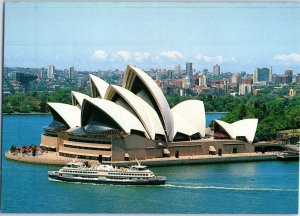 The Ferry Freshwater Passing The Opera House Sydney Australia Postcard