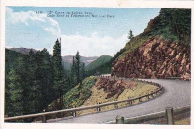 S Curve On Sylvan Pass Yellowstone National Park