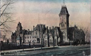 Canada East Block Parliament Buildings Ottawa Vintage Postcard C088