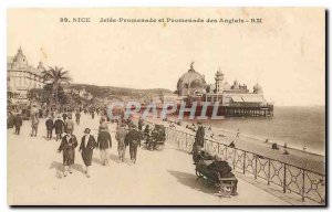 Old Postcard Nice Jetee Promenade des Anglais