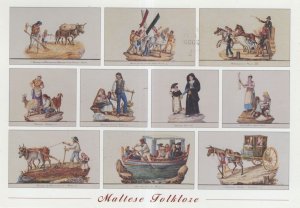 Maltese Malta Folklore 10x Photo Rare Postcard