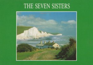 Sussex Postcard - The Seven Sisters, Between Eastbourne & Brighton  RRR91