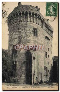 Old Postcard Emerald Coast Dinan The castle of the Duchess Anne