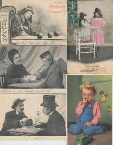 JEUX JOUET GAMBLING GAMES 121 Vintage Cartes Postales 1900-1940 (L2494)