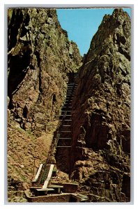 Royal Gorge Bottom Station Incline Railway Canon City Colorado Postcard