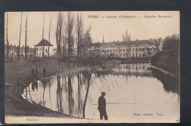 Belgium Postcard - Ypres - Caserne d'Infanterie - Infantry Barracks    T9212