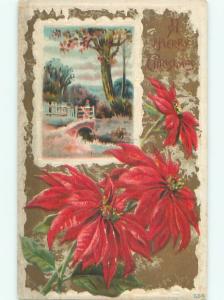 Divided-Back CHRISTMAS SCENE Great Postcard W9955