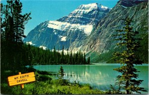 Postcard AB Mount Edith Cavell Athabasca Valley Jasper National Park 1970s K28