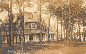 Osterville MA Cape Cod Wianno Club Beach RPPC Postcard