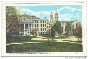 Church And Convent, Nazareth Academy, Near Bardstown, Kentucky, 1910-1920s