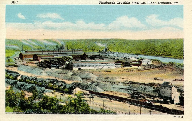 PA - Midland. Pittsburgh Crucible Steel Co