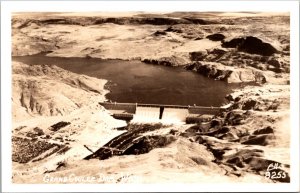 Real Photo Postcard Aerial View of the Grand Coulee Dam, Washington
