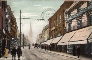 Dudley Quebec PQ High Street Scene c1910 Vintage Postcard