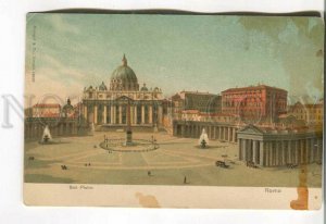 485503 Italy Rome Vatican St Paul square Vintage Stengel postcard