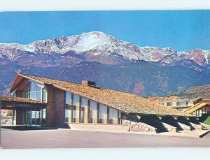 Pre-1980 MOTEL SCENE Colorado Springs Colorado CO AD9009