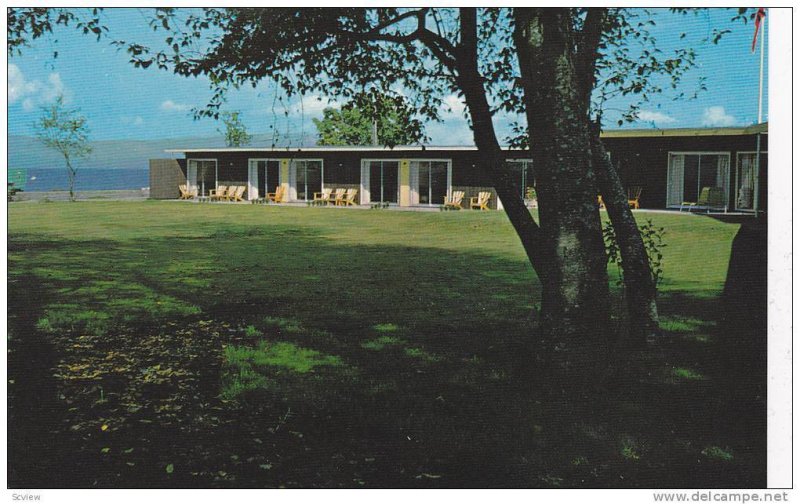 The Shoreline Motor Inn, Vancouver Island, B.C.,  Canada, 40-60s