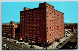 Billings Montana~Color Photo Of Northern Hotel Bldg Street View~Vintage Postcard
