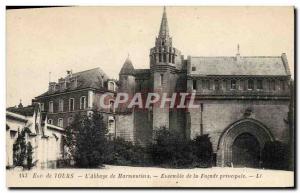 CPA Tours L'Abbaye De Marmoutiers Ensemble De La Facade Principale