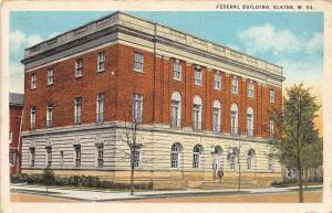 A47/ Elkins West Virginia WV Postcard c1920s Federal Building