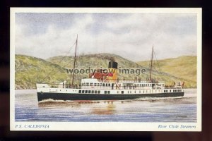 f2003 - Scottish Ferry - Caledonia - postcard art by J Nicholson 
