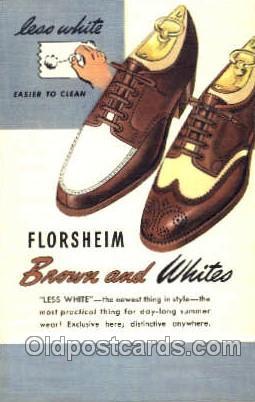 Florsheim Shoe Advertising Unused 