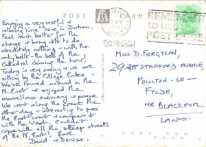 BR90361 durham cathedral from south west  uk