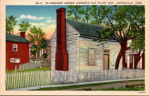 Tennessee Greeneville Ex-President Andrew Johnson's Old Tailor Shop