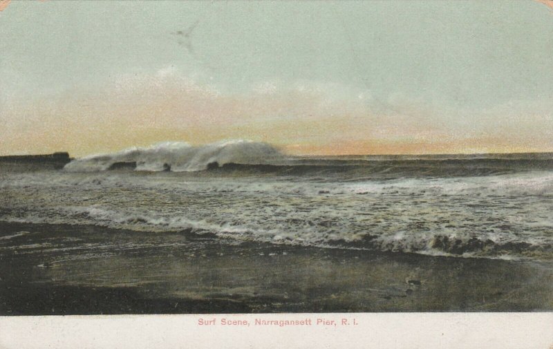 Narragansett Pier, R.I., Surf Scene