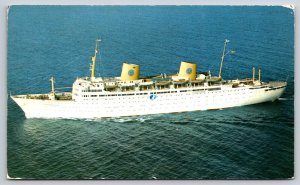 Swedish American Line   Cruise Ship  Gripsholm    Postcard