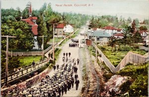 Naval Parade Esquimalt BC Victoria Navy Military Unused Postcard G44