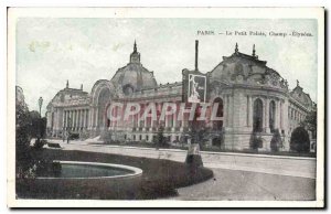 Old Postcard Paris Petit Palais Champs Elysees